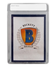 Beckett Shield Semi-Rigid Card Holder - LARGE Size, 50 Count, Clear